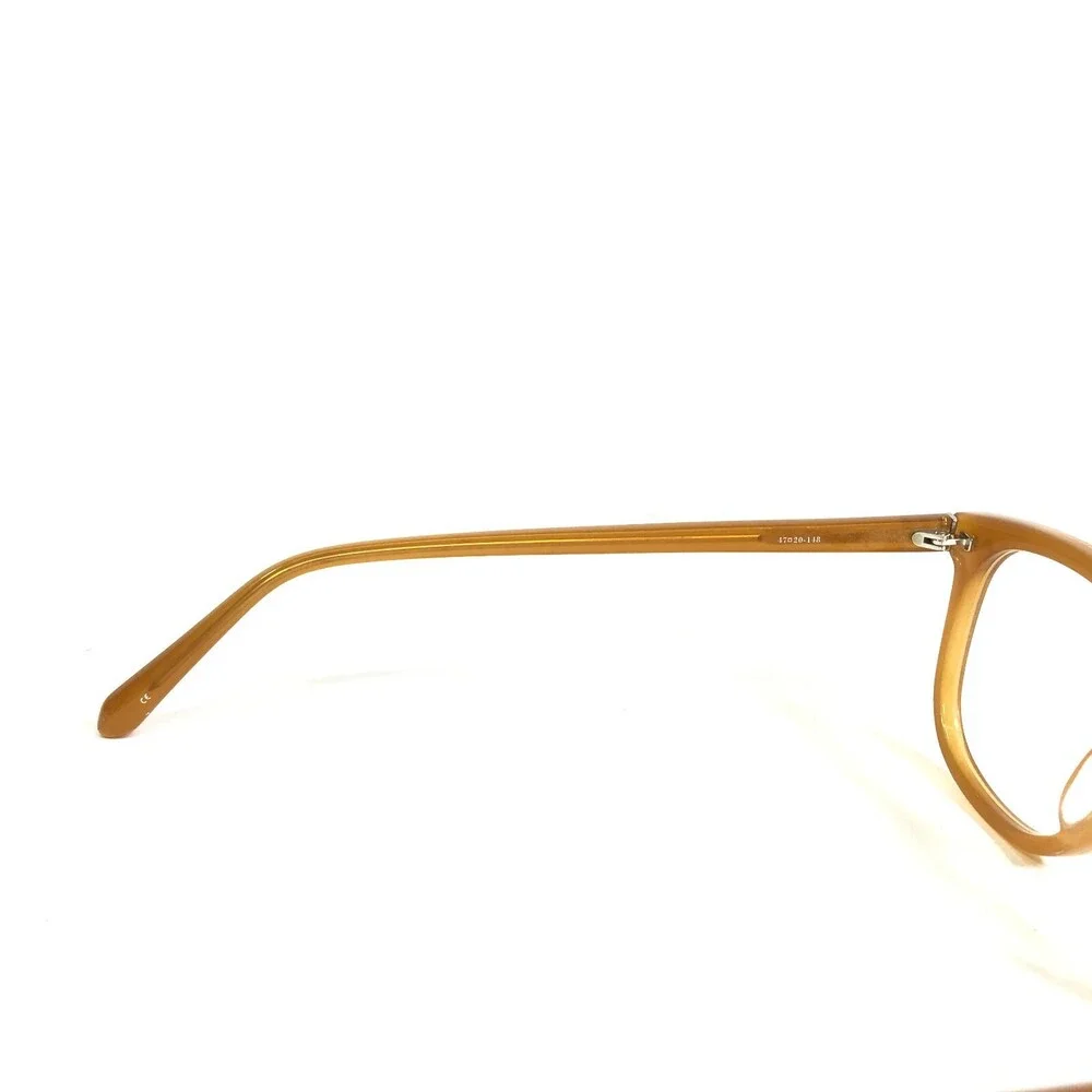 Linda Farrow Luxe Eyeglasses Frames LFL/178/4 Clear Brown Square 47-20-148